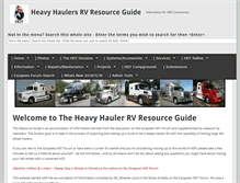 Tablet Screenshot of hhrvresource.com